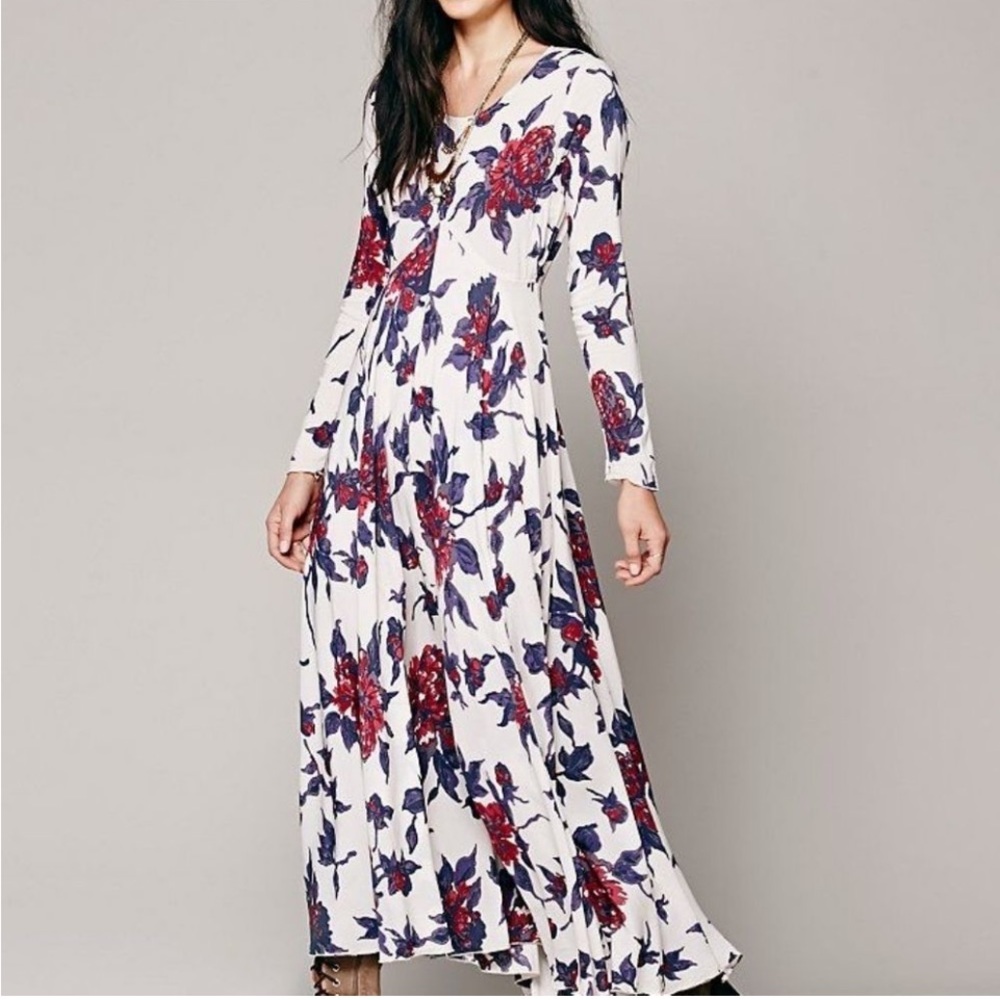 Free People Maxi Floral Dress M